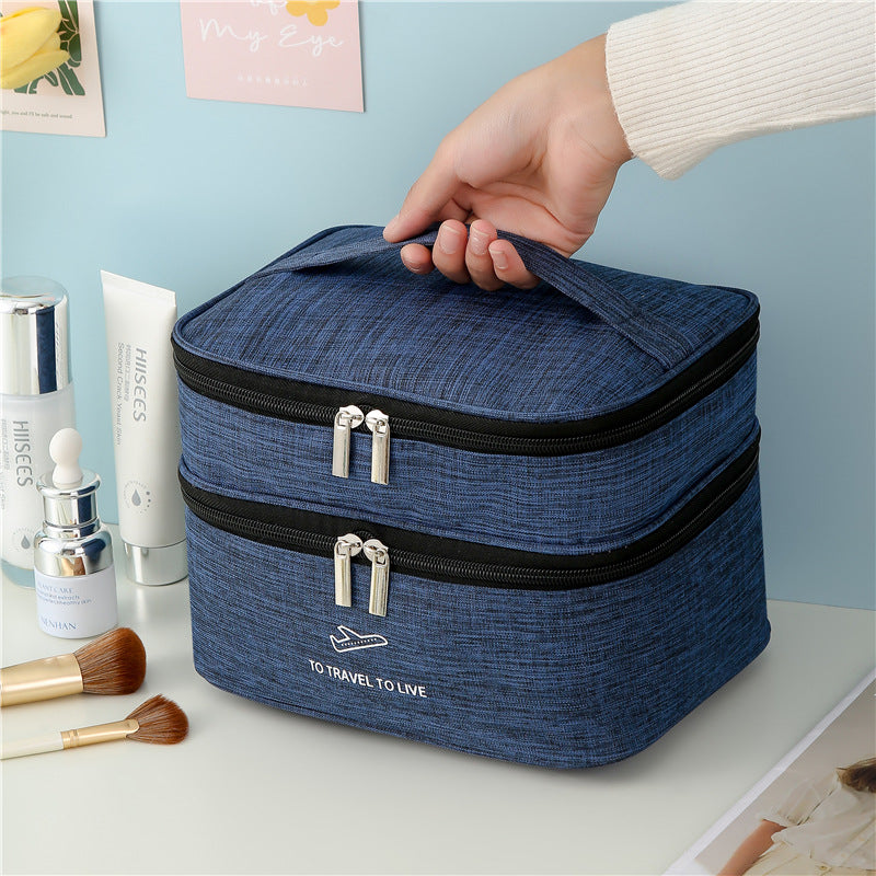 Reise-Kosmetik-Organizer mit zwei Ebenen
