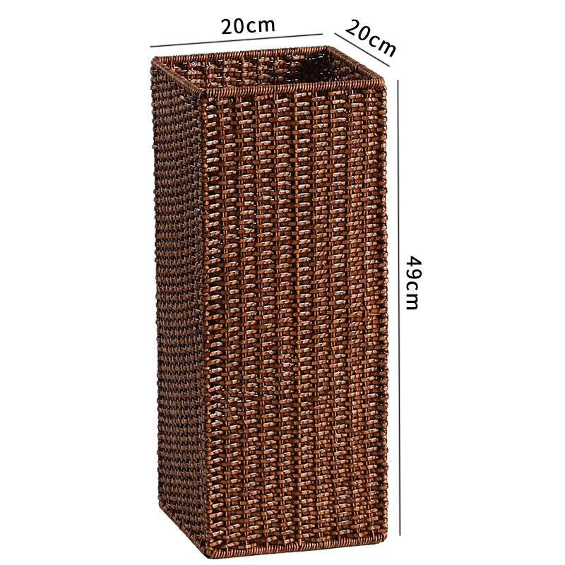 Decorative Wicker Storage Vase