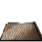 Textured Geometric Entrance Mat