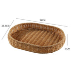 Handwoven Decorative Serving Tray