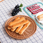 Oval Basket with Artistic Woven Texture