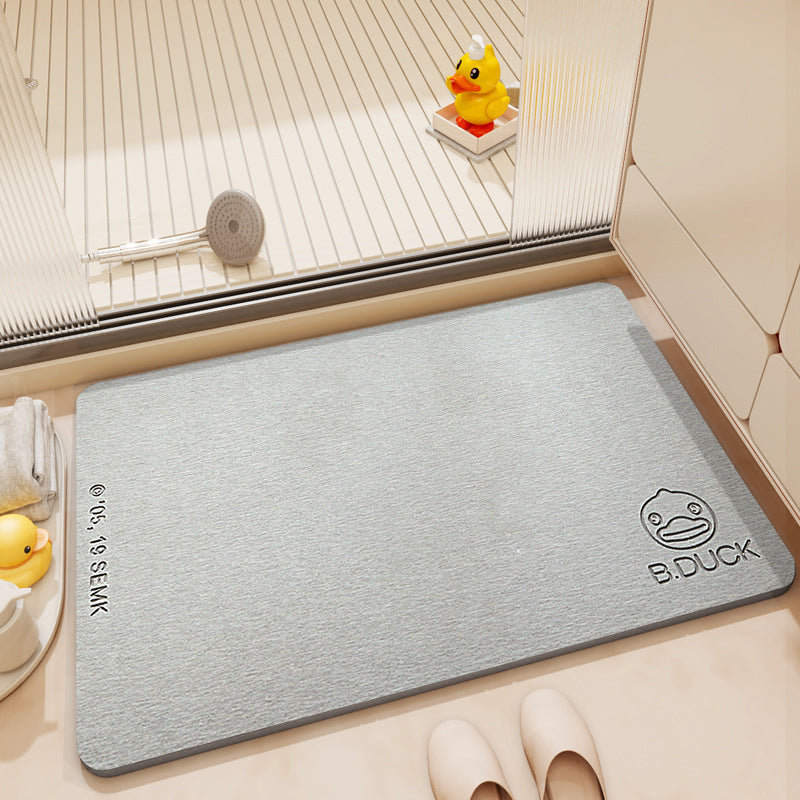 Playful Cartoon Bath Mat