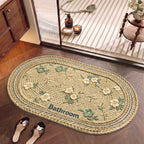 Floral Patterned Cotton Bath Mat