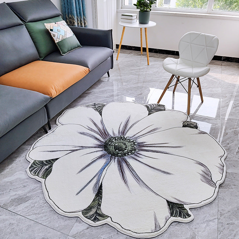 Floral-Shaped Area Rug