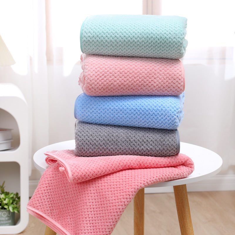 Waffle Weave Lightweight Absorbent Bath Towel