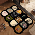 Floral gemusterter Teppich