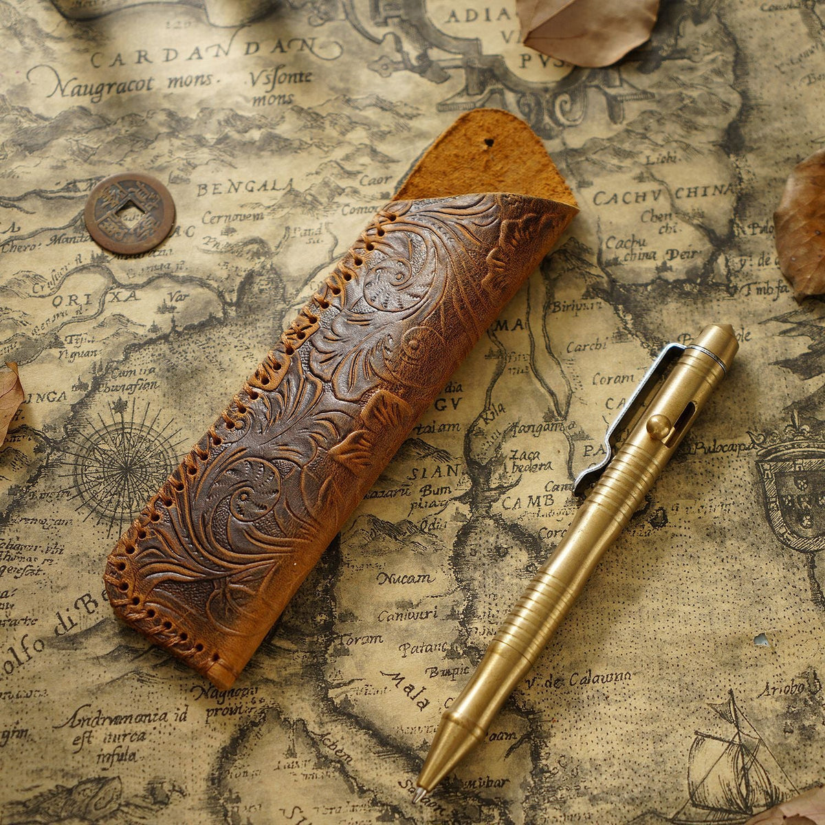 Handmade Leather Pen Case