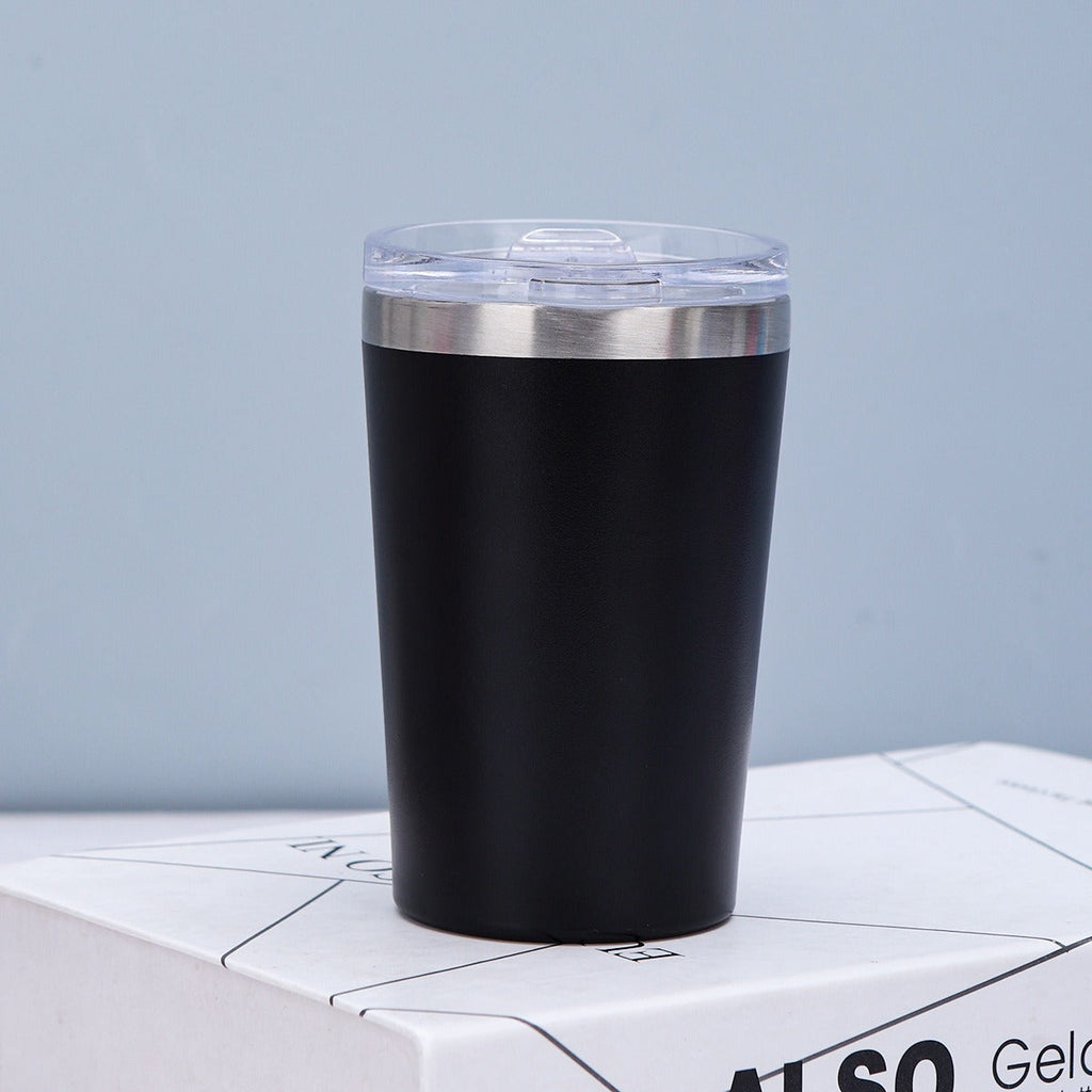 Women's double-walled insulated cup with non-slip silicone bottom