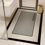 Non-Slip Geometric Bath Mat