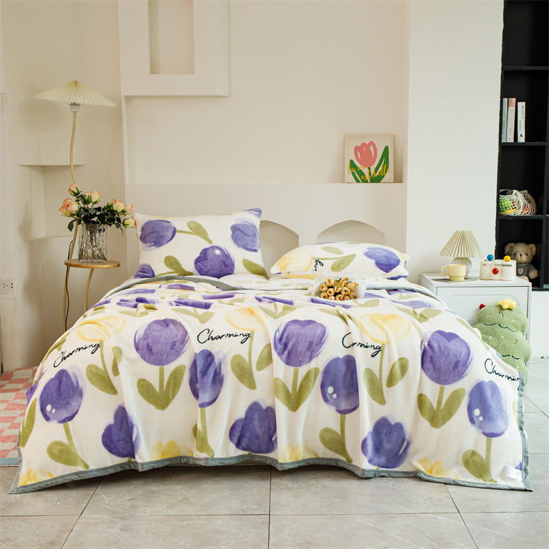 Women's Patterned Cotton Blanket