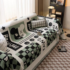 Playful Graphic Art Sofa Throw Blanket