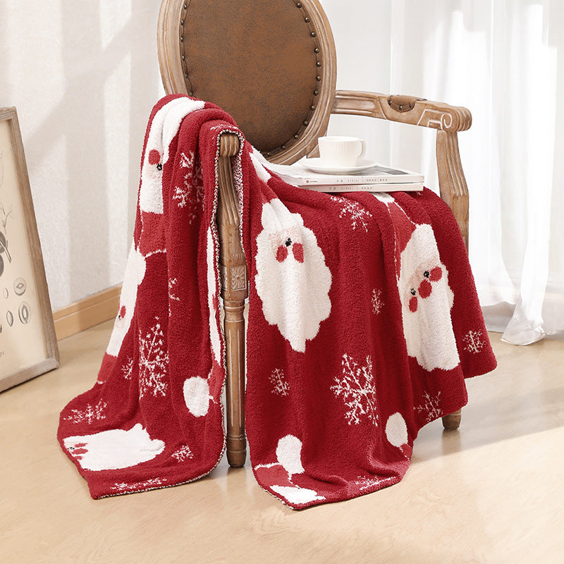Gemütliche Fleece-Wohndecke