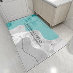 Badvorleger mit abstraktem Design