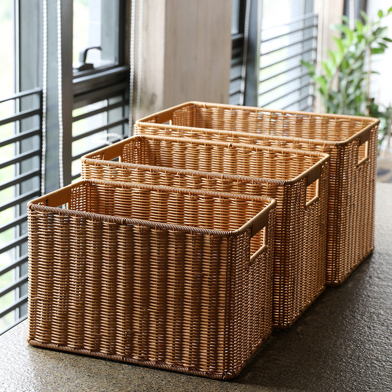 Rectangular Woven Storage Bin