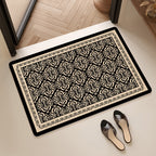 Elegant Geometric Pattern Bath Mat