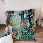 Handgewebte Kunst-Wohndecke
