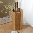 Handwoven Hexagonal Storage Basket