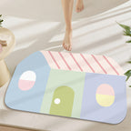 Geometric Design Bath Mat
