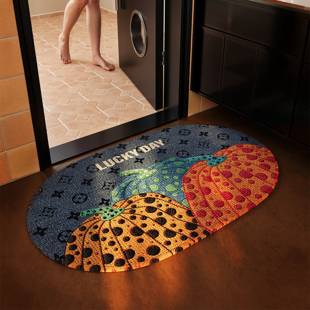 Fun Themed Indoor Oval Mat