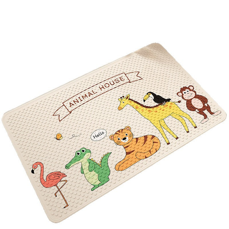 Badvorleger mit Tiermotiv