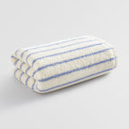 Women's Velour Bath Towel with Striped Design