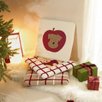 Square Dog Motif Seat Cushion