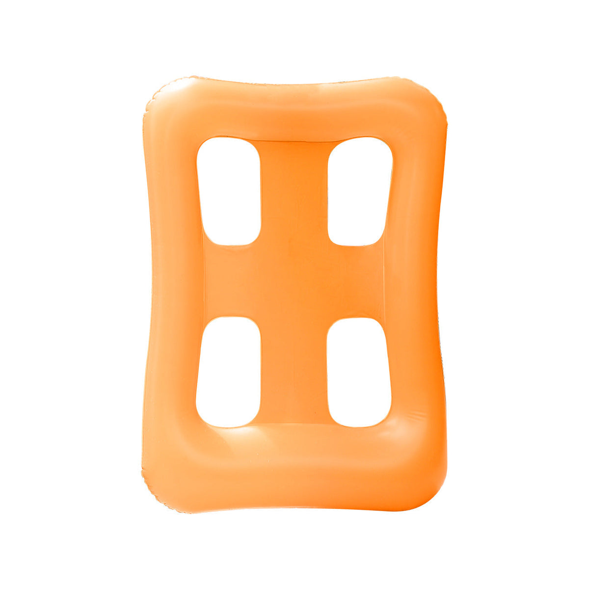 Aufblasbare Relax-Liege mit ergonomischer Kopfstütze