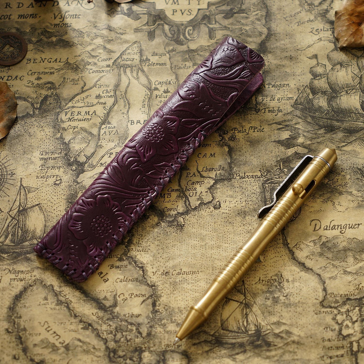 Handmade Leather Pen Case