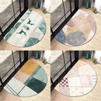 Geometric Patterned Entryway Mat