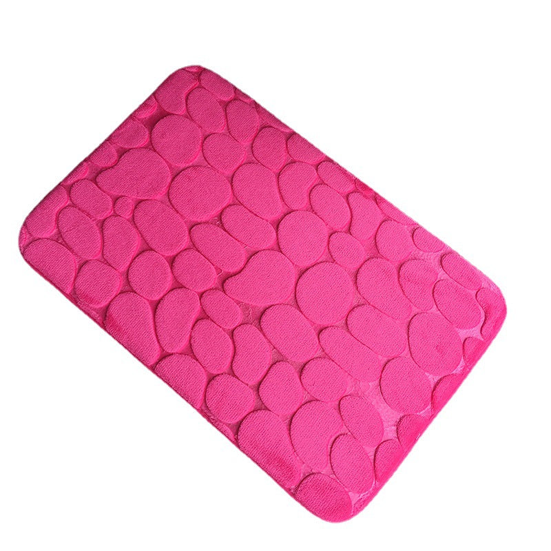 Plush Textured Bath Mat