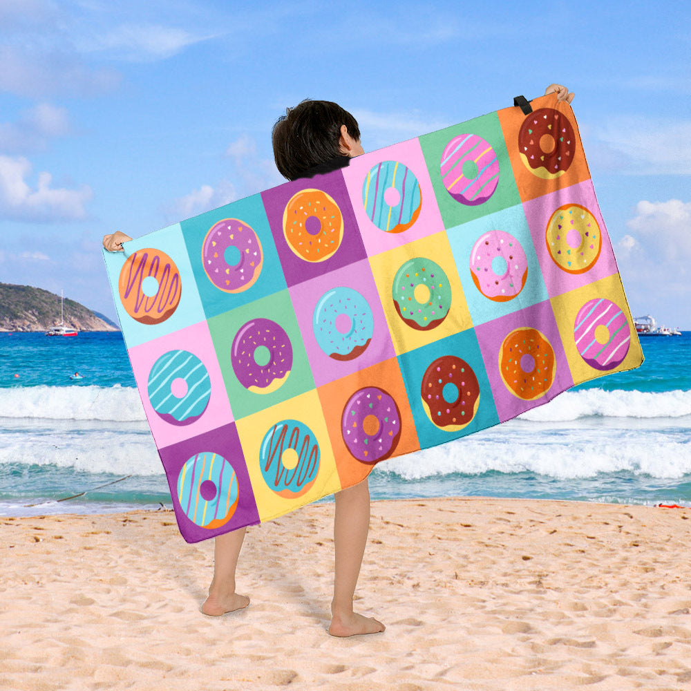 Stranddecke mit Cupcake-Design