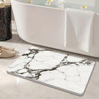Marble Design Bath Mat