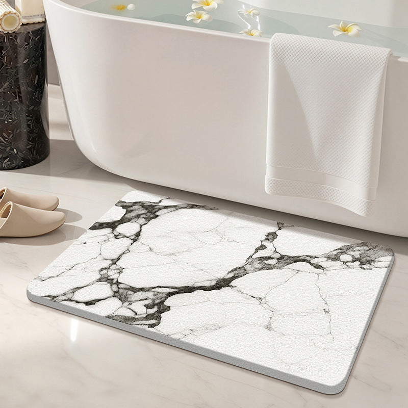 Marble Design Bath Mat