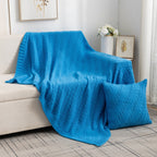 Textured Knit Blanket
