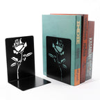 Decorative Floral Metal Bookends