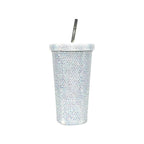 Rhinestone-Studded Travel Cup