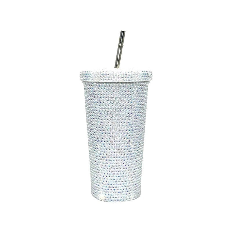 Rhinestone-Studded Travel Cup