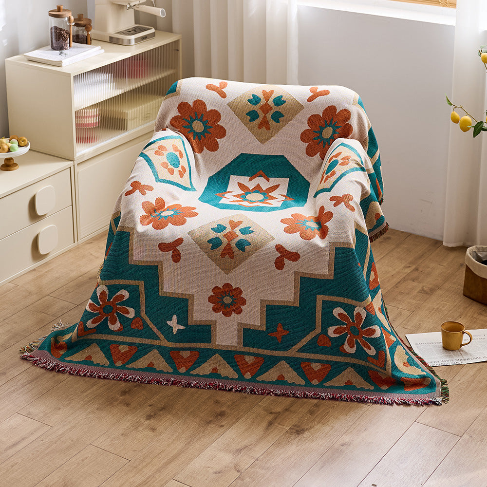 Jacquard-Wohndecke