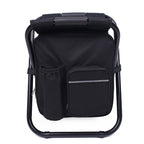 Outdoor Portable Folding Camping Chair with Cooler Bag