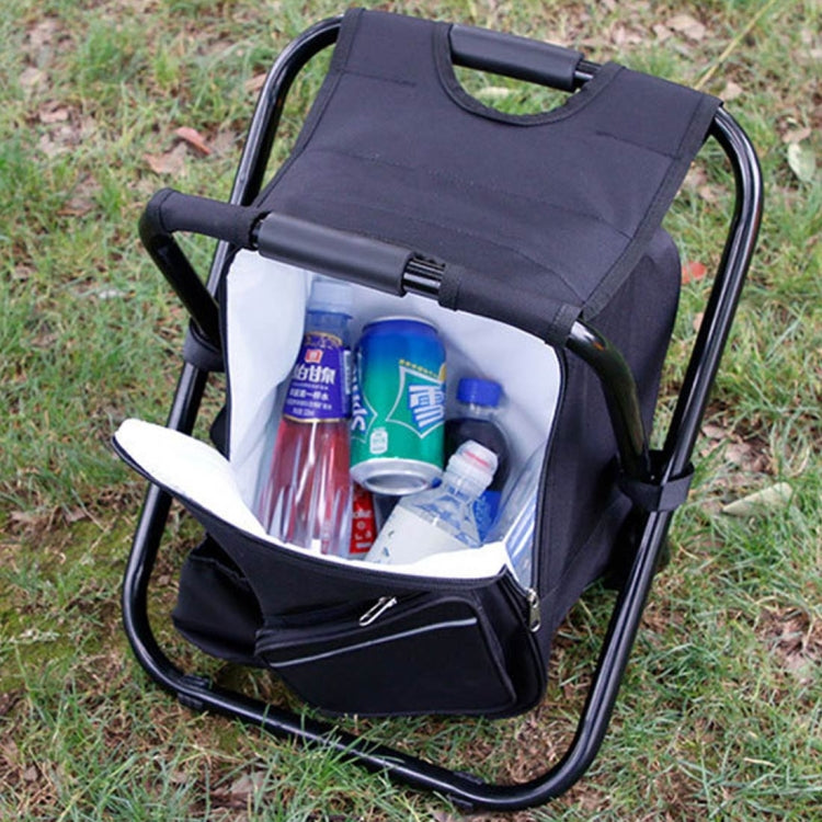Outdoor Portable Folding Camping Chair with Cooler Bag