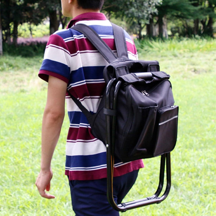 Outdoor Portable Folding Camping Chair with Cooler Bag