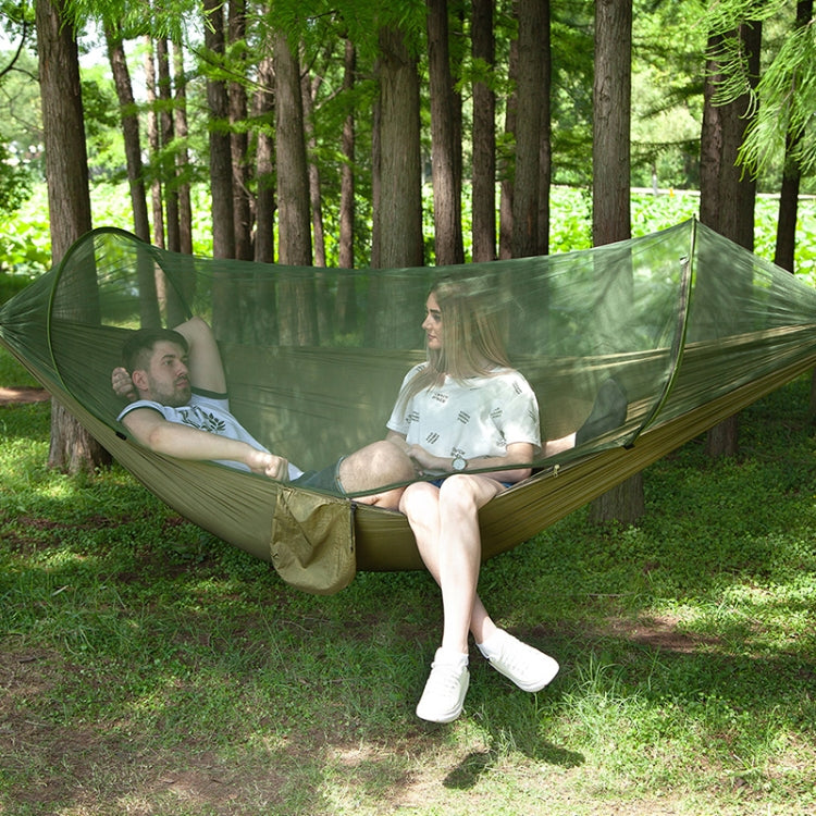 Automatic Nylon Parachute Hammock with Mosquito Net