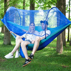 Automatic Nylon Parachute Hammock with Mosquito Net