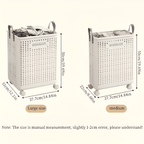 RollEase Foldable Laundry Basket with Wheels
