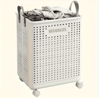 RollEase Foldable Laundry Basket with Wheels