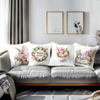 Spring Easter Cushion Covers, 4-Piece Set