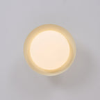 Deckenleuchte Metallkuppel 25 cm LED Grün Braun für Bad und Küche