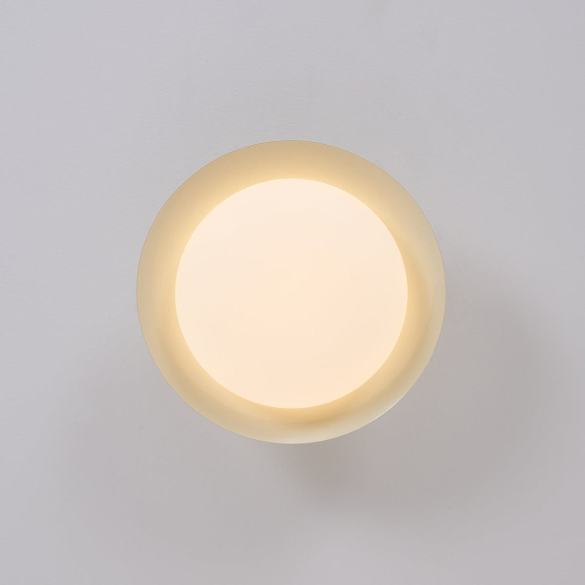 Deckenleuchte Metallkuppel 25 cm LED Grün Braun für Bad und Küche