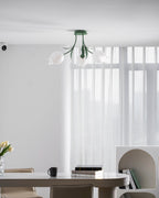 Deckenleuchte Metall Acryl 55 cm Blumen-Design für Wohnzimmer Schlafzimmer Bad