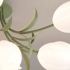 Deckenleuchte Metall Acryl 55 cm Blumen-Design für Wohnzimmer Schlafzimmer Bad